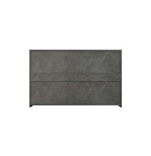 Cómoda de 6 Cajones con Amplio Espacio de Almacenaje - Mármol Gris - 120x40x75 cm - Mueble Moderno para Dormitorio.
