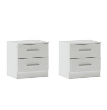 Cabecero y 2 mesitas Color Blanco Estilo Nórdico - Cabecero Camas 150