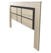 BricoExpo - Pack Cabecero de 160 x 120 cm + 2 Mesitas de Noche | Color Cambria y Grafito (para Cama de 135-140 o 160)