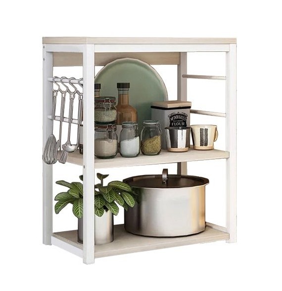 Estanteria 50x30x71,5cm blanco-natural