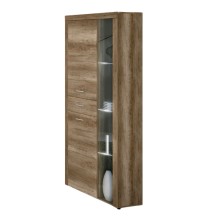 Mueble de Comedor, Mueble Salón, Acabado en Color Cañón, Medidas: 230 cm (Ancho) x 212 cm (Alto) x 41,4 cm (Fondo)