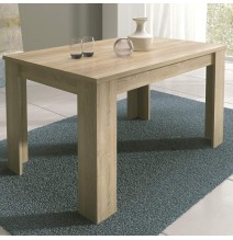 Mesa de Comedor Extensible, Mesa Salón, Robusta, Cambria, 138-198 cm (Largo) x 88 cm (Ancho) x 76 cm (Alto)