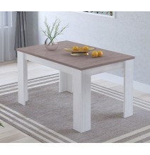Mesa de Comedor Extensible, Mesa Salón, Robusta, Color Andersen Pino Gris, 138-198 cm (Largo) x 88 cm (Ancho) x 76 cm (Alto)