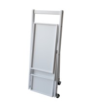 Camarera Plegable con Ruedas 65x40x85 Blanco - ¡Práctica y Elegante!