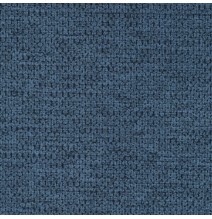 Juego de 4 Sillas con Estructura de Madera Tapizadas en Tela Azul Repelente al Agua y Patas Metálicas -Medidas 43x56x95 cm
