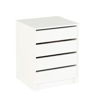 Cajonera 4 cajones | Color: Blanco | Medidas: 62 cm x 50 cm x 44 cm mueble dormitorio