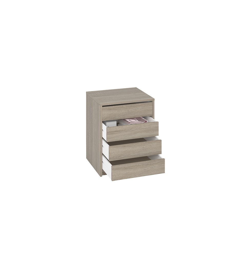 Cajonera 4 cajones | Color: Roble | Medidas: 62 cm x 50 cm x 44 cm mueble dormitorio