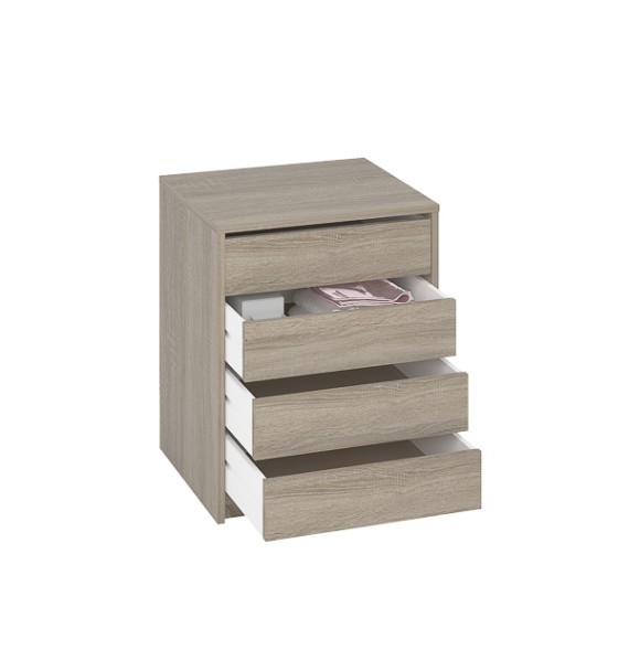 Cajonera 4 cajones | Color: Roble | Medidas: 62 cm x 50 cm x 44 cm mueble dormitorio