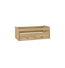 Cama Nido Juvenil Doble con Cajones de Almacenaje – Mauvella y Negro, 202,6 cm Largo x 98 cm Ancho x 72 cm Alto, Primera Calidad