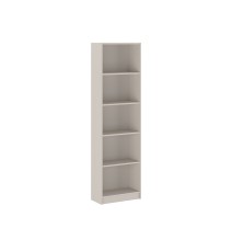 Meyvaser Librería Estantería con Cinco baldas en madera color Beige para salón 178,3x51,9x24,6 cm