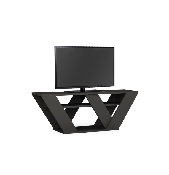 Mueble de TV Moderno con Estantes en Color Antracita 110x30x40 cm - Soporte de TV Elegante para Salón